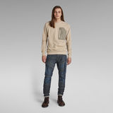 G-Star RAW® Lightweight Raglan Pocket Sweater Beige