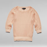 G-Star RAW® Pointelle Knitted Top Pink