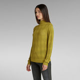 G-Star RAW® Pointelle Knitted Sweater Green
