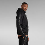 G-Star RAW® Sport Stripe Hooded Sweater Black