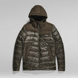 G-Star RAW® Attacc Quilted Hooded Jacket Green
