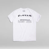 G-Star RAW® T-shirt Originals Blanc