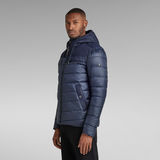 G-Star RAW® Attacc Quilted Hooded Jacket Dark blue