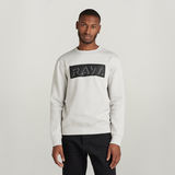 G-Star RAW® Raw Dot Box Graphic Sweater Grey
