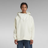 G-Star RAW® Mix Graphic Loose Hooded Sweater Light blue