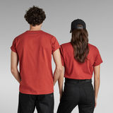 G-Star RAW® Unisex Badge Logo + T-Shirt Red