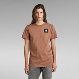 G-Star RAW® T-Shirt Unisex Badge Logo + Brun