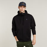 G-Star RAW® Premium Core Hooded Zip Sweater Zwart