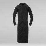 G-Star RAW® Slim Rib Hidden Pocket Dress Black