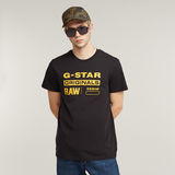 G-Star RAW® Camiseta Raw. Graphic Negro