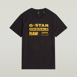 G-Star RAW® Camiseta Raw. Graphic Slim Negro
