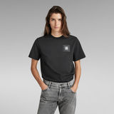 G-Star RAW® T-Shirt Unisex Badge Logo Noir