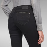 G-Star RAW® Midge Zip Mid Skinny Jeans Schwarz