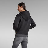 G-Star RAW® Sweat Premium Core Hooded Zip Through Noir