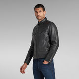 G-Star RAW® Flight Leather Jacket Black