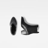 G-Star RAW® Tacoma II Chelsea Leather Boots Black both shoes