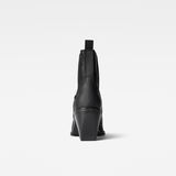 G-Star RAW® Tacoma II Chelsea Leather Boots Black back view