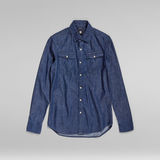 G-Star RAW® Unisex 3301 Slim Shirt Donkerblauw
