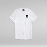 G-Star RAW® Unisex Badge Logo T-Shirt White