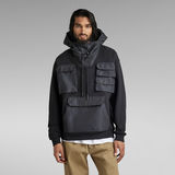 G-Star RAW® E Hooded Utility Loose Sweater Black