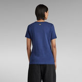 G-Star RAW® Anglaise Graphic Slim T-Shirt Dark blue