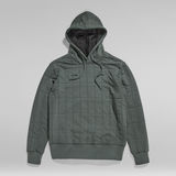 G-Star RAW® Quilted Hooded Sweatshirt Grau