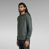 G-Star RAW® Quilted Hooded Sweater Grey