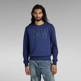 G-Star RAW® RAW Graphic Sweatshirt Dunkelblau