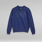 G-Star RAW® RAW Graphic Sweatshirt Dunkelblau