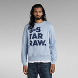 G-Star RAW® Bold Graphic Sweatshirt Hellblau