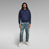 G-Star RAW® Quilted Hooded Sweater Medium blue