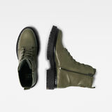 G-Star RAW® Kafey High Lace Leather Boots Groen both shoes