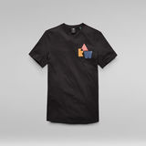 G-Star RAW® Chest Graphic Slim T-Shirt Schwarz