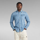 G-Star RAW® Unisex 3301 Slim Shirt Medium blue