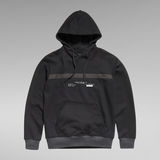 G-Star RAW® Unisex Tape Hooded Sweater Black