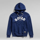 G-Star RAW® Varsity Felt Hooded Sweater Dark blue