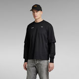 G-Star RAW® Boxy Double T-Shirt Black