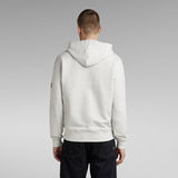 G-Star RAW® Double Pocket Loose Hooded Sweater Grey