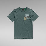 G-Star RAW® Camiseta Multi Graphic Gris