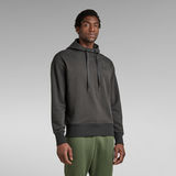 G-Star RAW® Back Graphic Loose Hooded Sweatshirt Grau