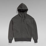 G-Star RAW® Back Graphic Loose Hooded Sweater Grey