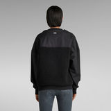 G-Star RAW® Teddy Woven Mix Sweater Black