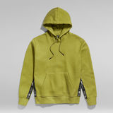 G-Star RAW® Logo Tape Hooded Sweater Green