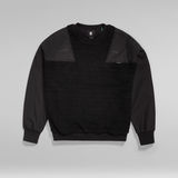 G-Star RAW® Teddy Woven Mix Sweater Black