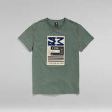 G-Star RAW® Flock Graphic T-Shirt Green