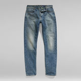G-Star RAW® Triple A Regular Straight Selvedge Jeans Midden blauw