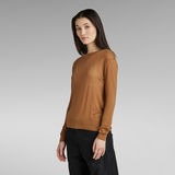 G-Star RAW® Core Round Neck Knit Brown