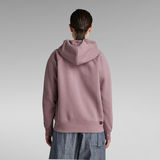 G-Star RAW® Premium Core 2.0 Hooded Zip Through Sweater Purple