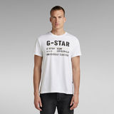 G-Star RAW® Stencil Originals T-Shirt Weiß