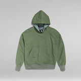 G-Star RAW® Sudadera con capucha Woven Loose Hooded Verde